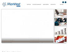 Tablet Screenshot of marktest.com